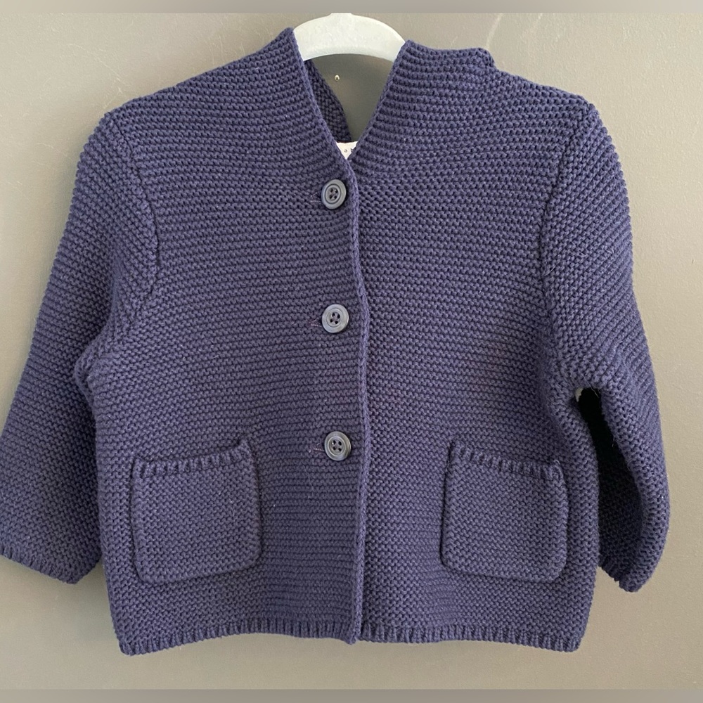 GAP Baby - NEW Knit Bear Sweater - Size 3-6m